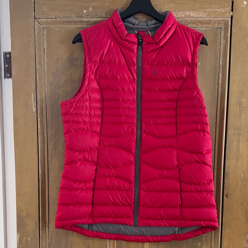 Lole down Women's Red Puffer Vest